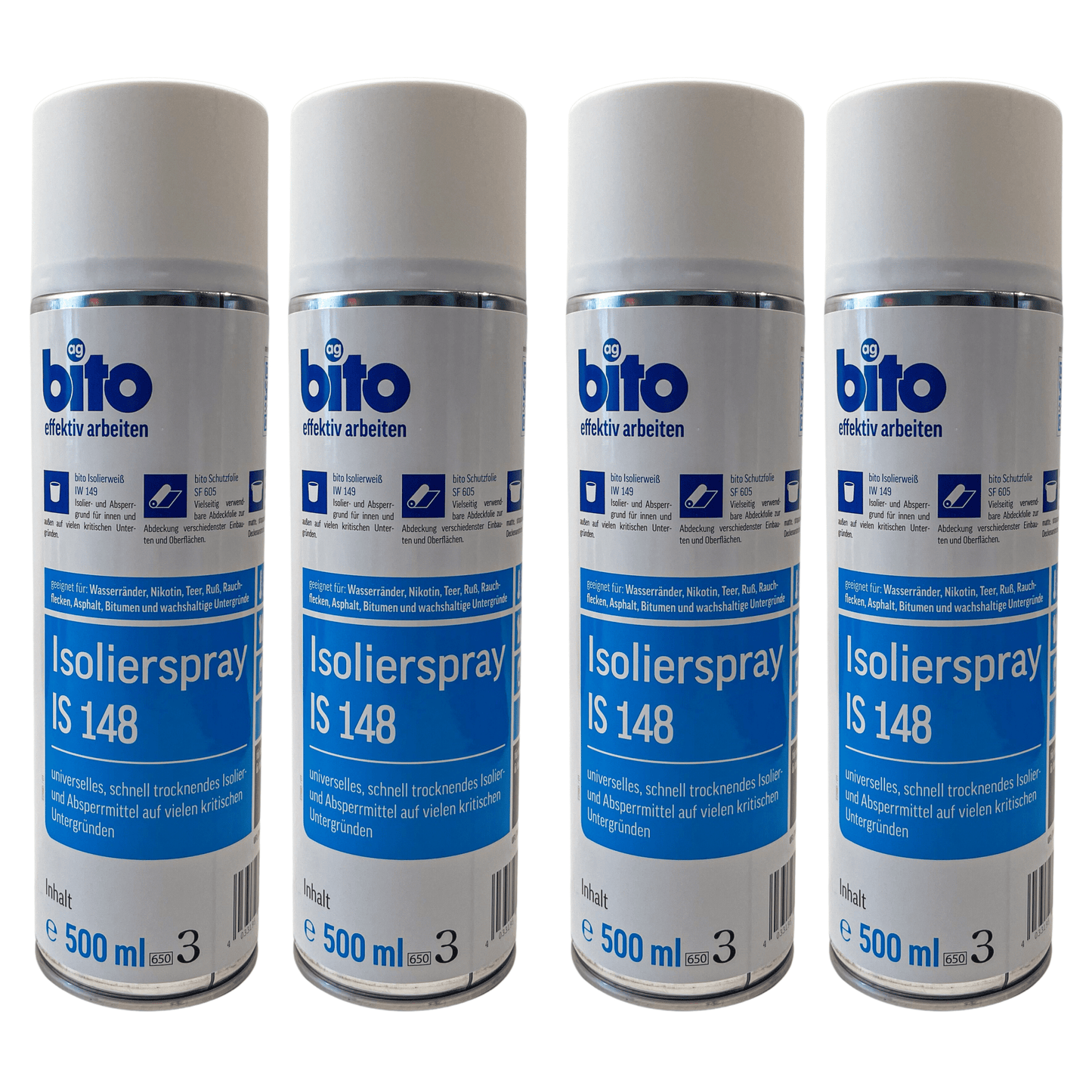 bito Isolierspray IS 148 Fleckenspray 500 ml - 4251604926982 - Derendo