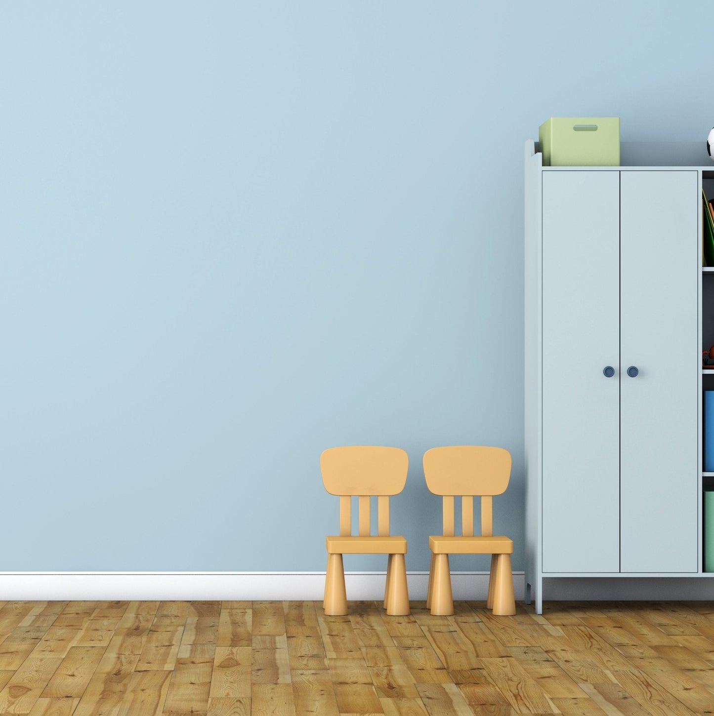 Derendo Kinderzimmer Wandfarbe - Luftballonblau in 2.5 Liter – Produktbild von Derendo
