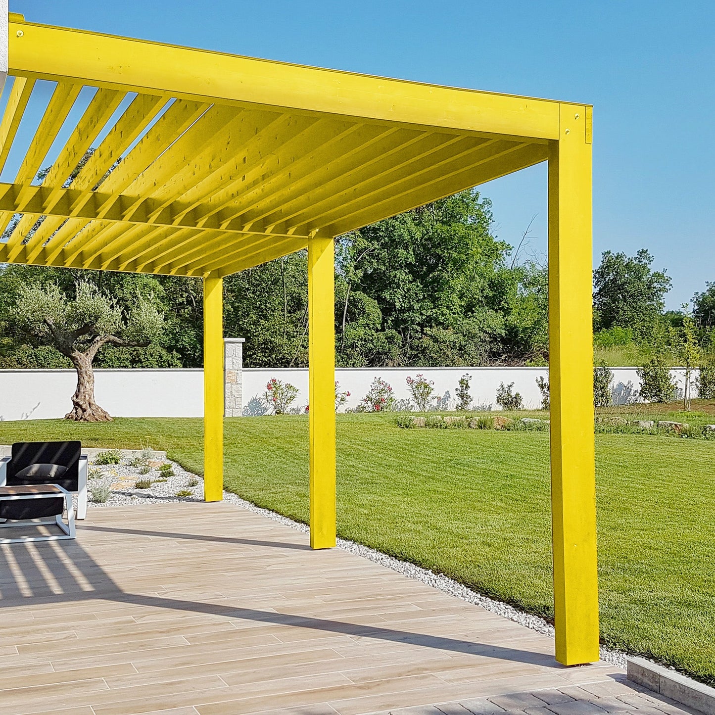 Derendo Wetterschutz Holzfarbe rapsgelb RAL 1021 - 4251604913401 - Derendo
