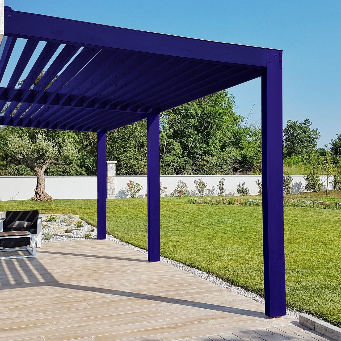 Derendo Wetterschutz Holzfarbe saphirblau RAL 5003 - 4251604913326 - Derendo