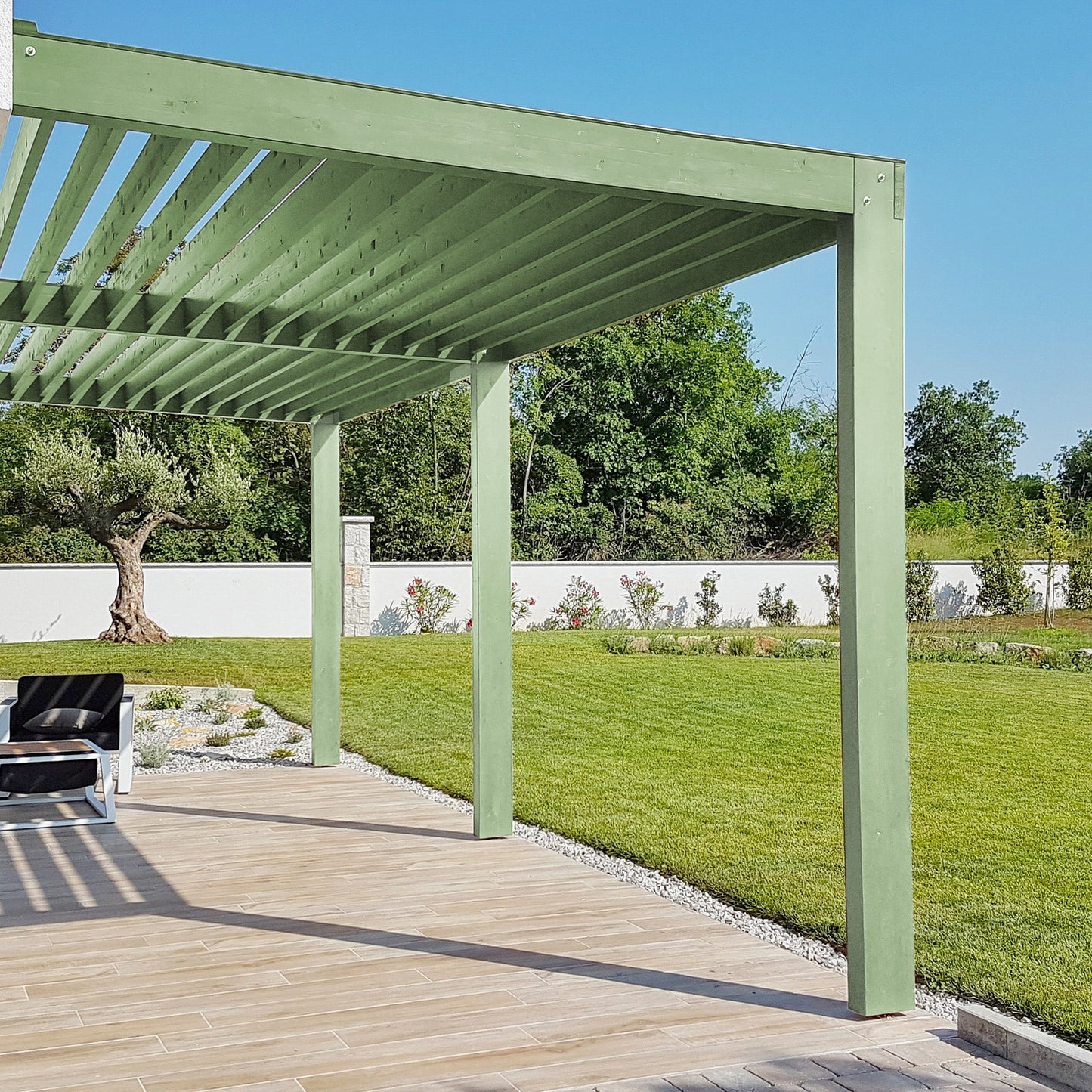 Derendo Wetterschutz Holzfarbe weißgrün RAL 6019 - 4251604913340 - Derendo