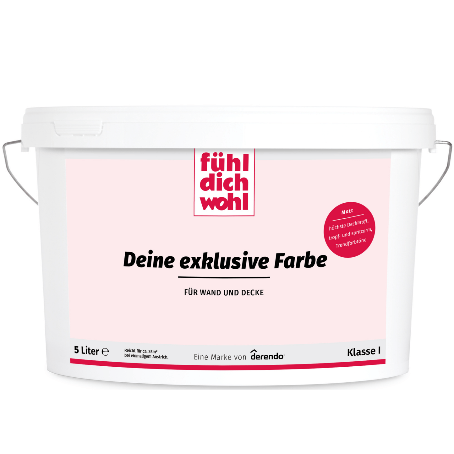 Fühl Dich Wohl Wandfarbe Japanrosa - 4251604911278 - Derendo