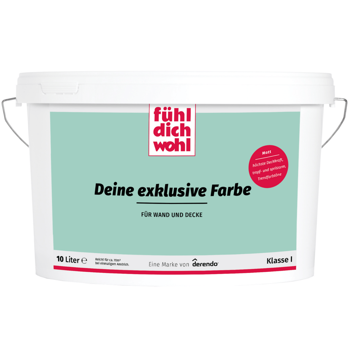 Fühl Dich Wohl Wandfarbe Minzgruen - 4251604910752 - Derendo