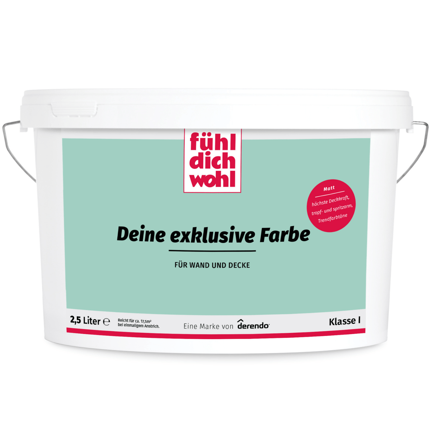 Fühl Dich Wohl Wandfarbe Minzgruen - 4251604911452 - Derendo