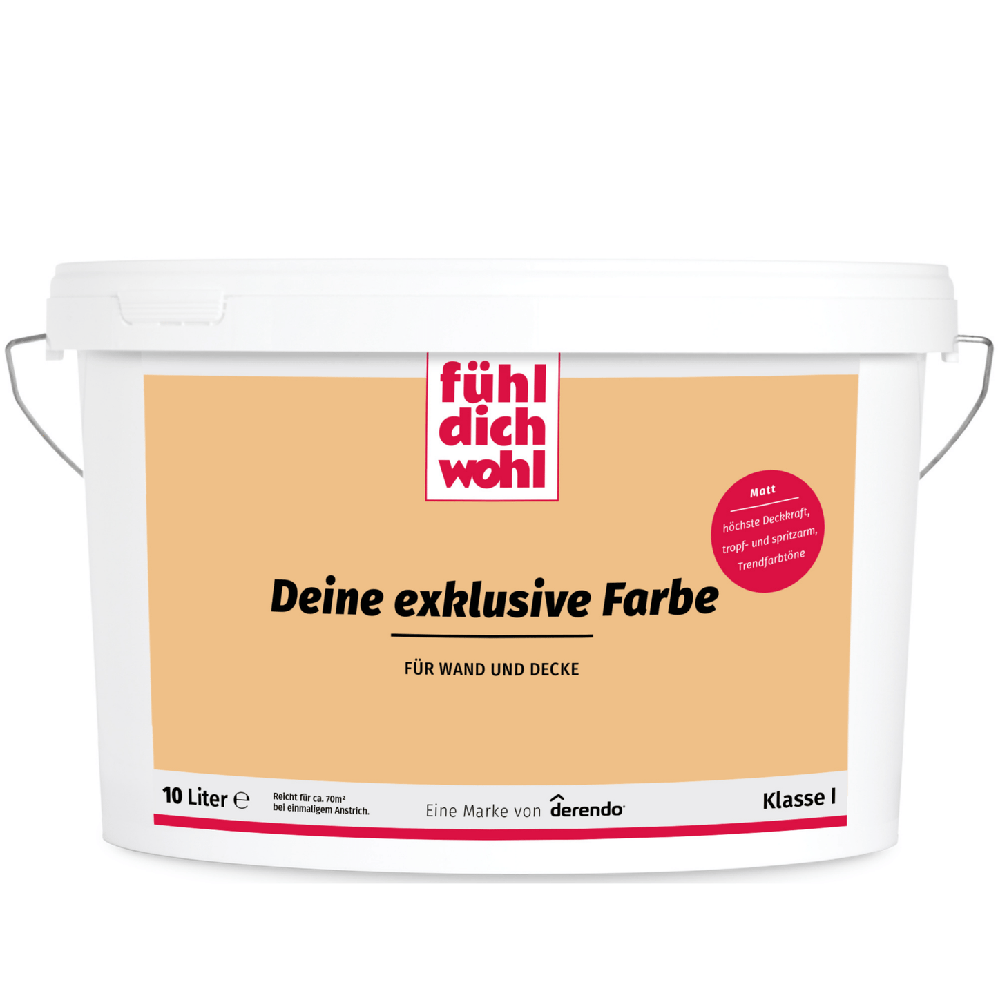 Fühl Dich Wohl Wandfarbe Ockergelb - 4251604902238 - Derendo