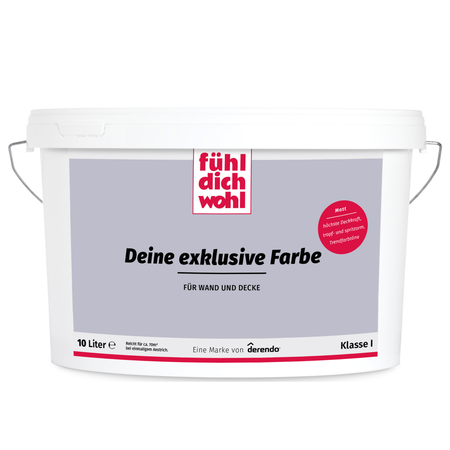 Fühl Dich Wohl Wandfarbe Pflaume - 4251604920676 - Derendo