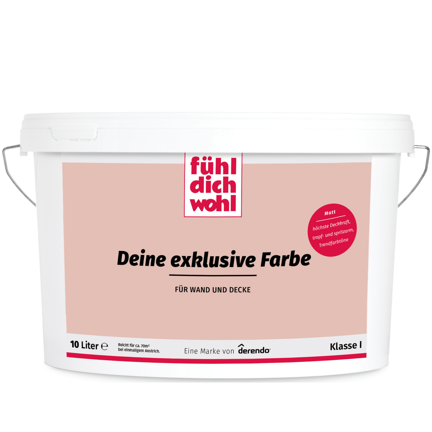 Fühl Dich Wohl Wandfarbe Rosenquarz - 4251604905963 - Derendo