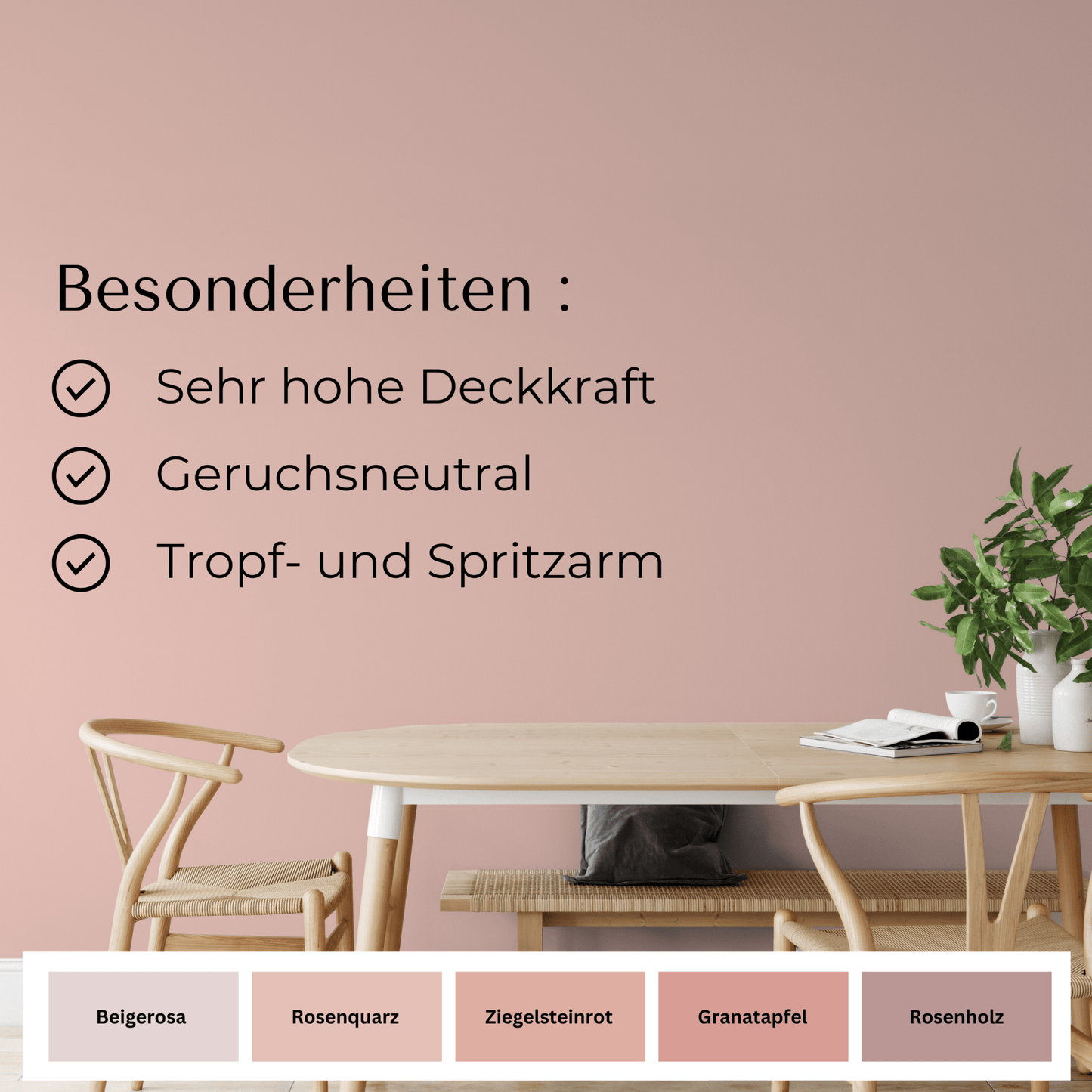 Fühl Dich Wohl Wandfarbe Rosenquarz - 4251604905963 - Derendo
