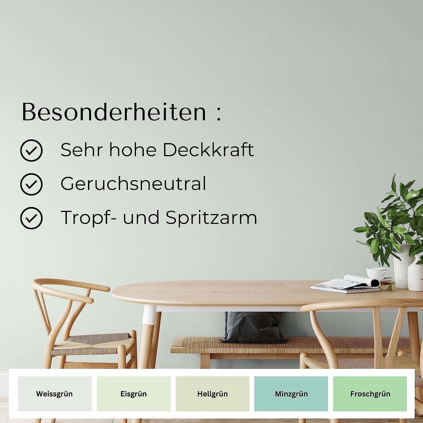 Fühl Dich Wohl Wandfarbe Weissgruen - 4251604910714 - Derendo