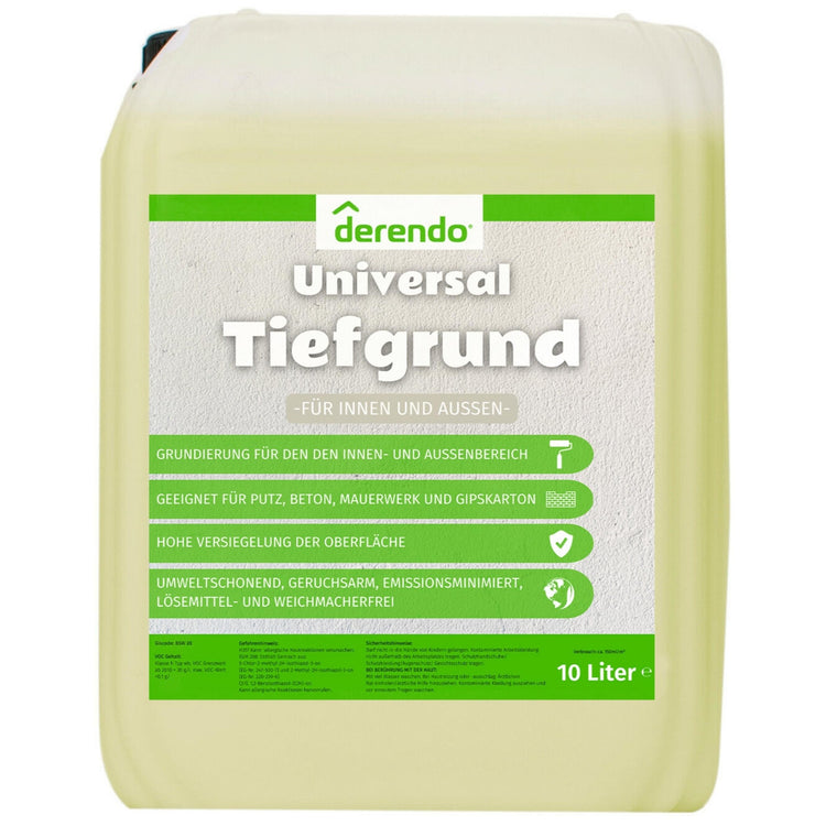 Universal Tiefgrund / Grundierung für Innen und Außen - Derendo