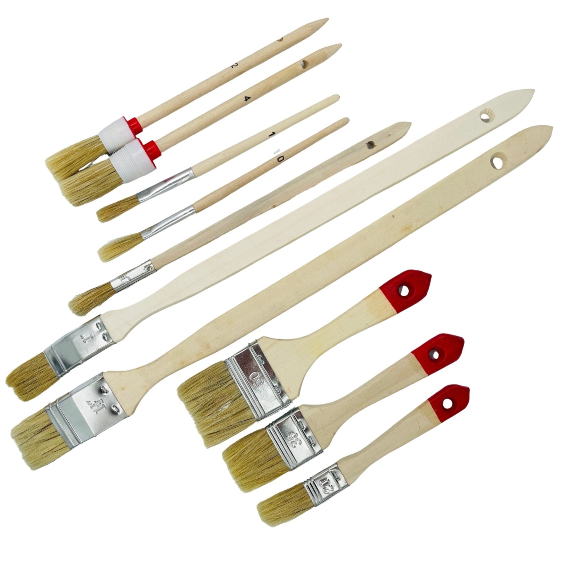 10 - teiliges Pinsel Set - 4251604915955 - Derendo