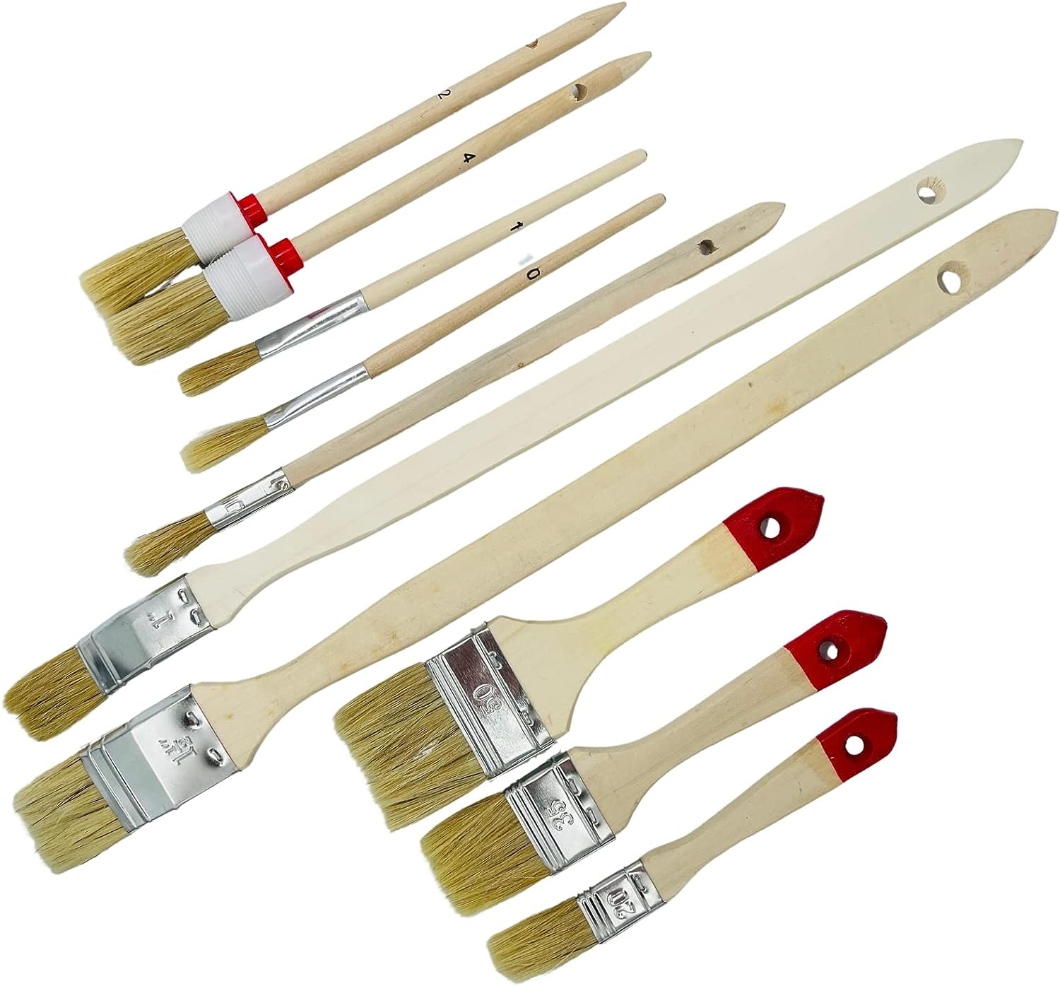 10 - teiliges Pinsel Set - 4251604915955 - Derendo