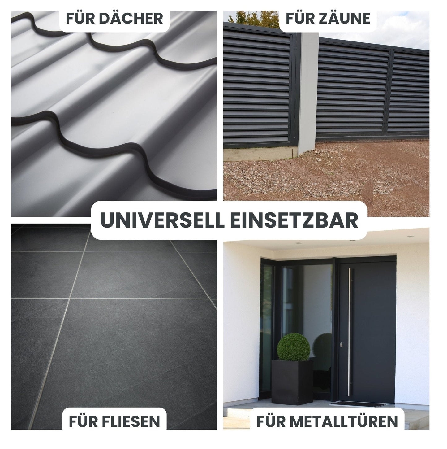 2K Betonfarbe Lack grau - RAL7016 in 2.5kg – Produktbild von Derendo