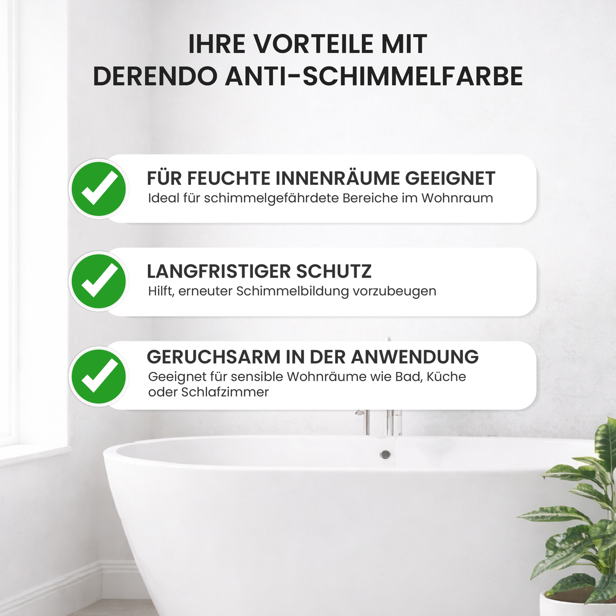 Schimmel-Set mit Anti-Schimmelfarbe, Schimmelentferner & Isolierspray