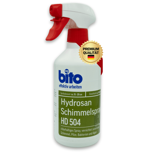 Bito Hydrosan® Profi Schimmelspray – Effektiver Schimmelentferner mit Chlor - 4033195004849 - Derendo