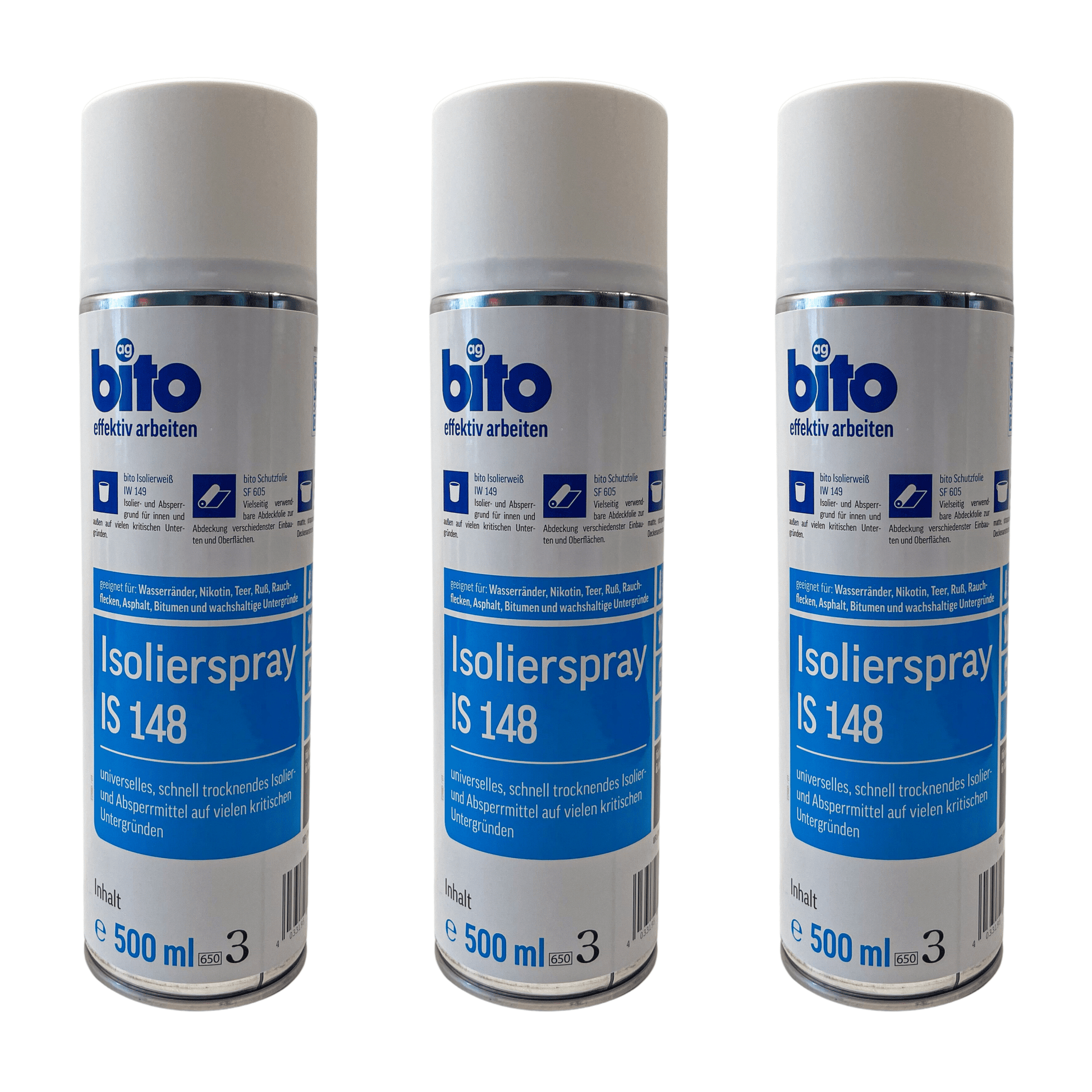 bito Isolierspray IS 148 Fleckenspray 500 ml in 1 x 500ml – Produktbild von Derendo