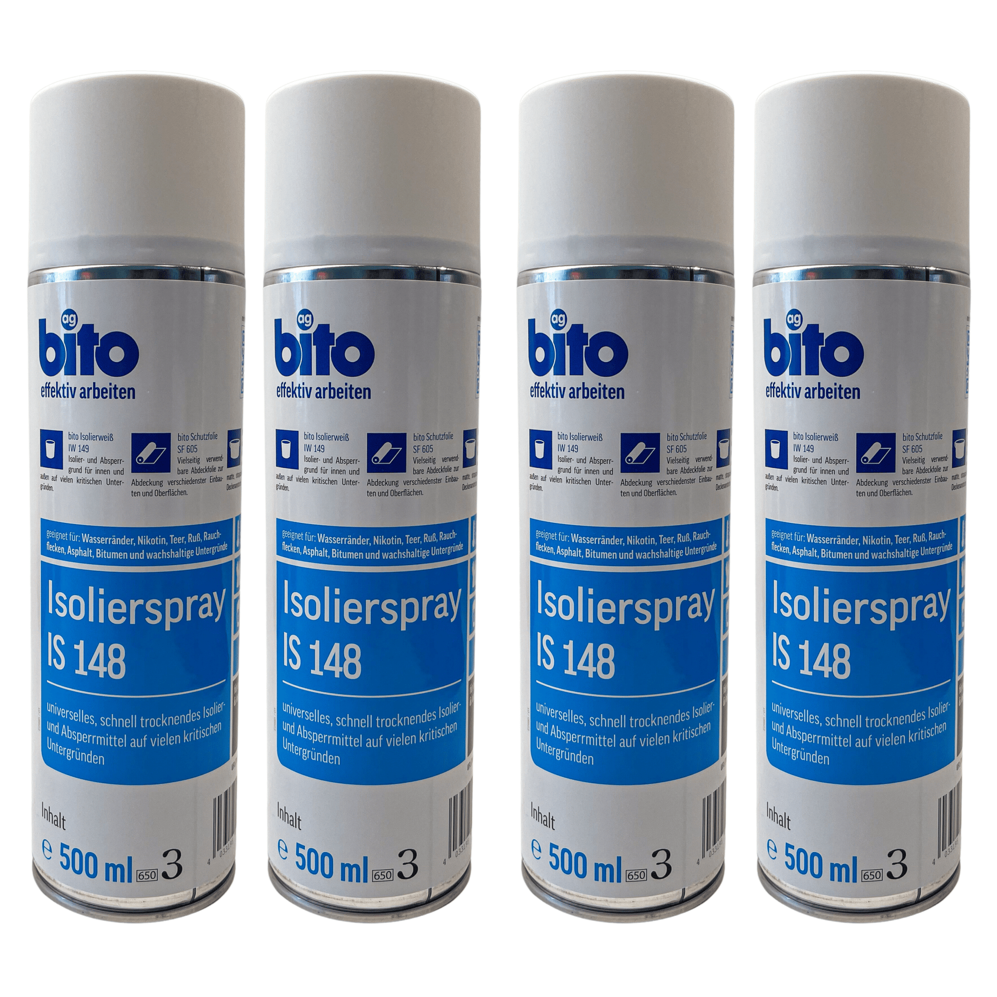 bito Isolierspray IS 148 Fleckenspray 500 ml - 4251604926982 - Derendo
