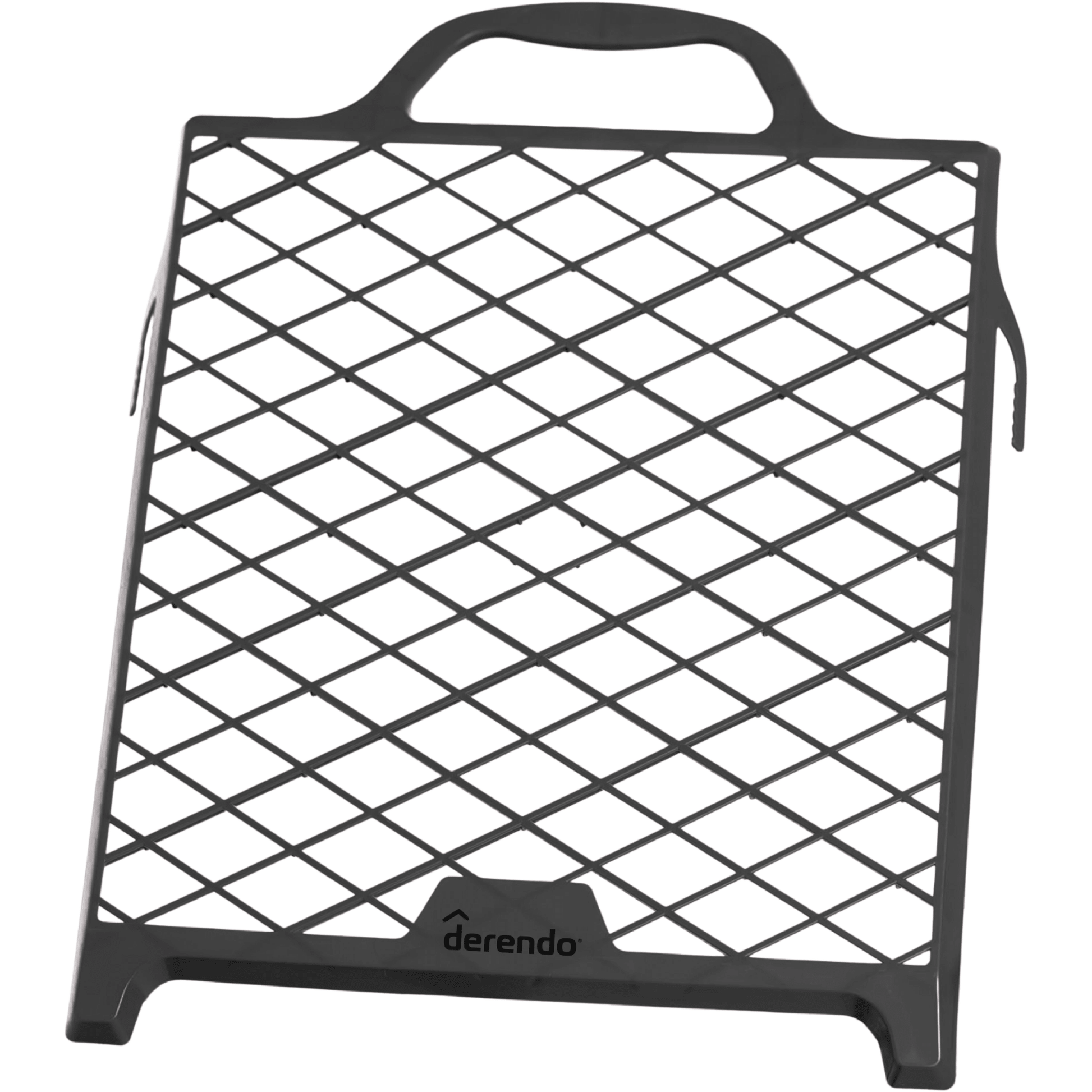 Derendo® Abstreifgitter Kunststoff 29 × 27 cm – schwarz, mit Haken in 1 Stück – Produktbild von Derendo