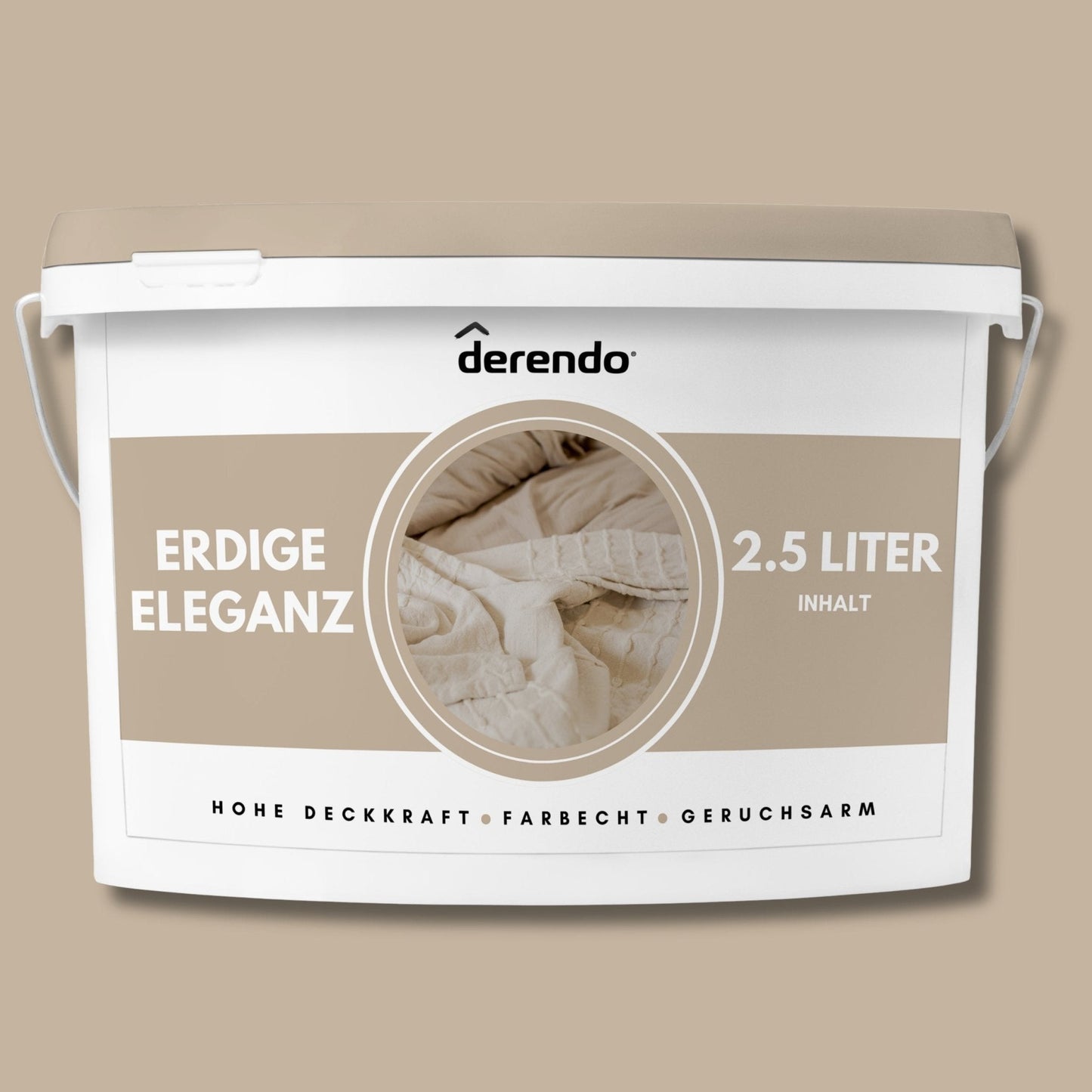 Derendo Exklusive Wandfarbe Erdige Eleganz in 5l – Produktbild von Derendo