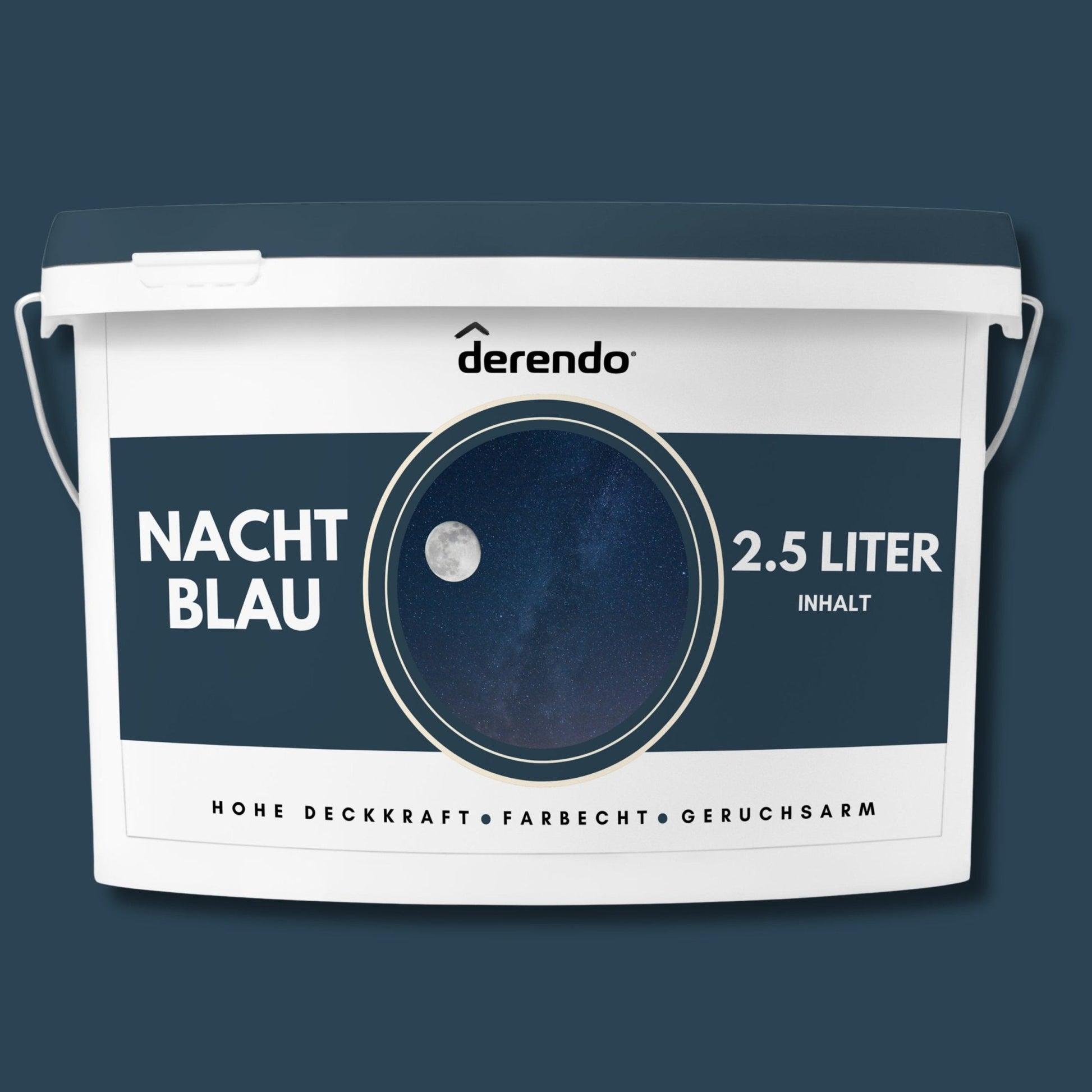 Derendo Exklusive Wandfarbe Nachtblau in 5l – Produktbild von Derendo