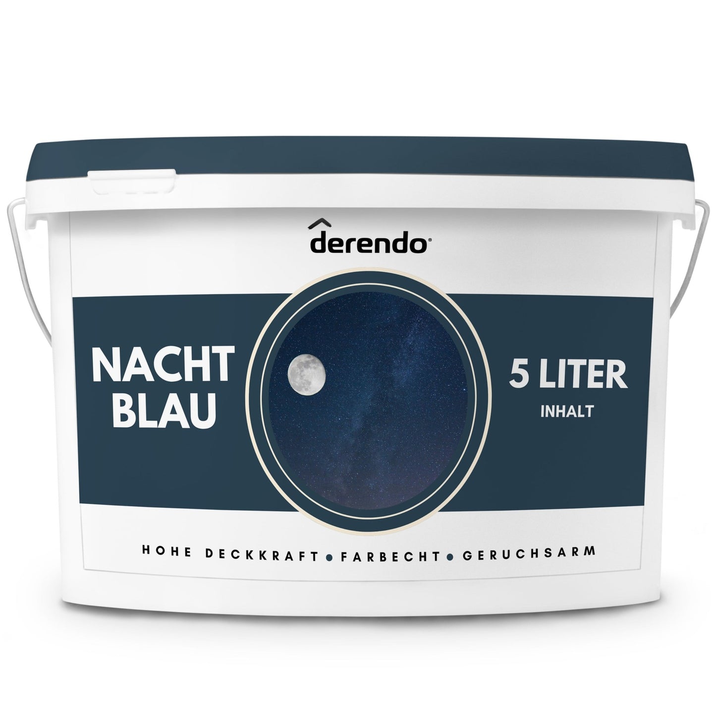 Derendo Exklusive Wandfarbe Nachtblau - 4251604928504 - Derendo