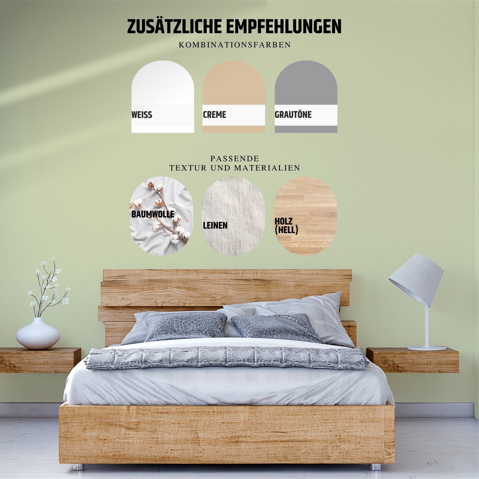 Derendo Exklusive Wandfarbe Salbei grün - 4251604928726 - Derendo