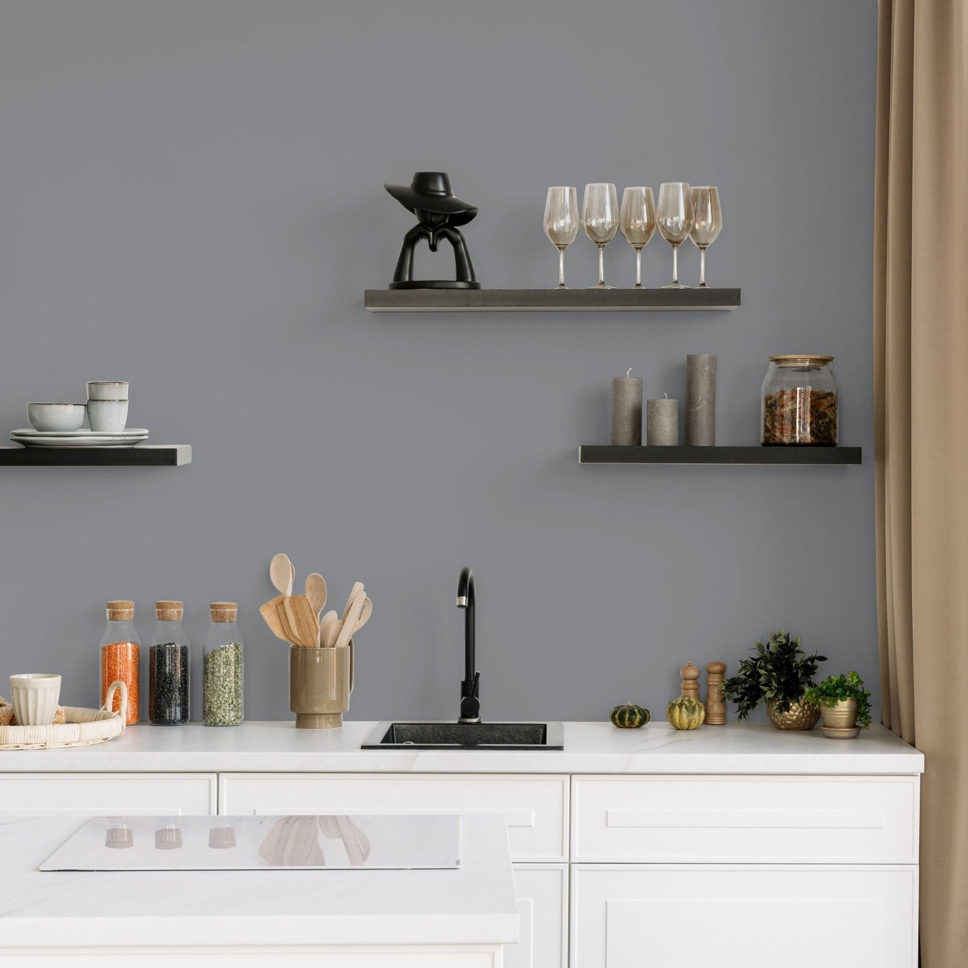 Derendo Exklusive Wandfarbe Steingrau in 5l – Produktbild von Derendo
