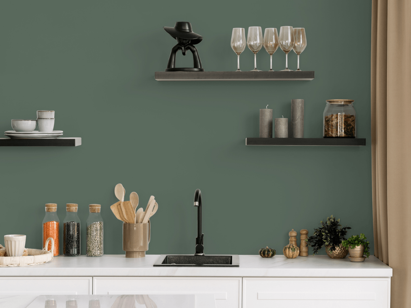 Derendo Exklusive Wandfarbe Waldgrün - 4251604928368 - Derendo