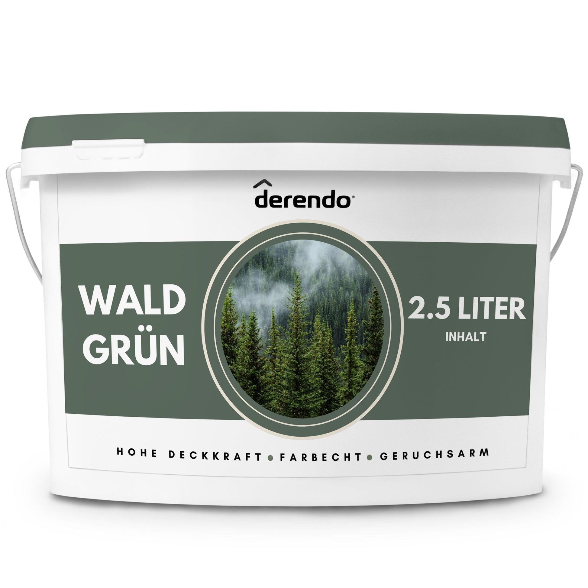 Derendo Exklusive Wandfarbe Waldgrün - 4251604928344 - Derendo