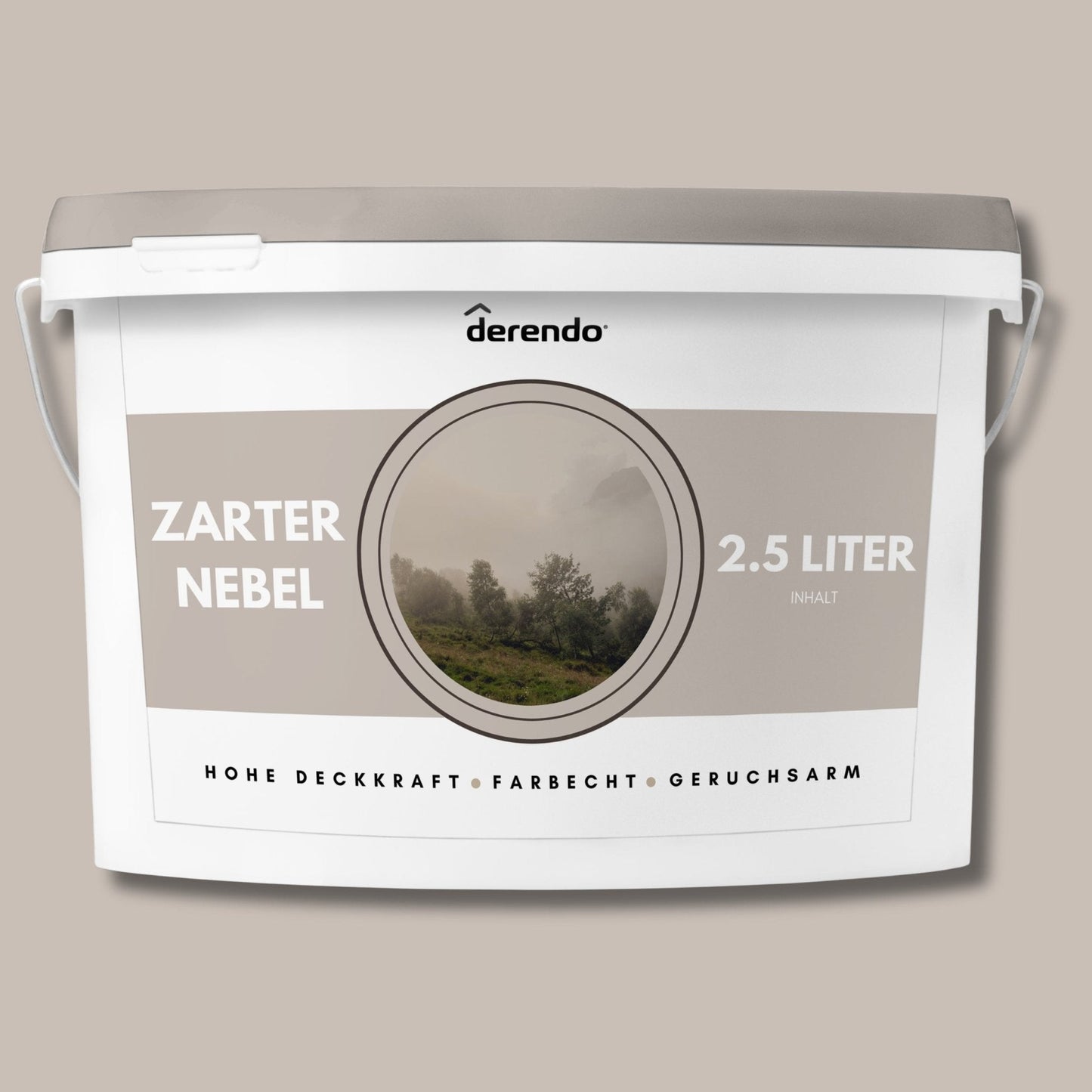 Derendo Exklusive Wandfarbe Zarter Nebel in 5l – Produktbild von Derendo