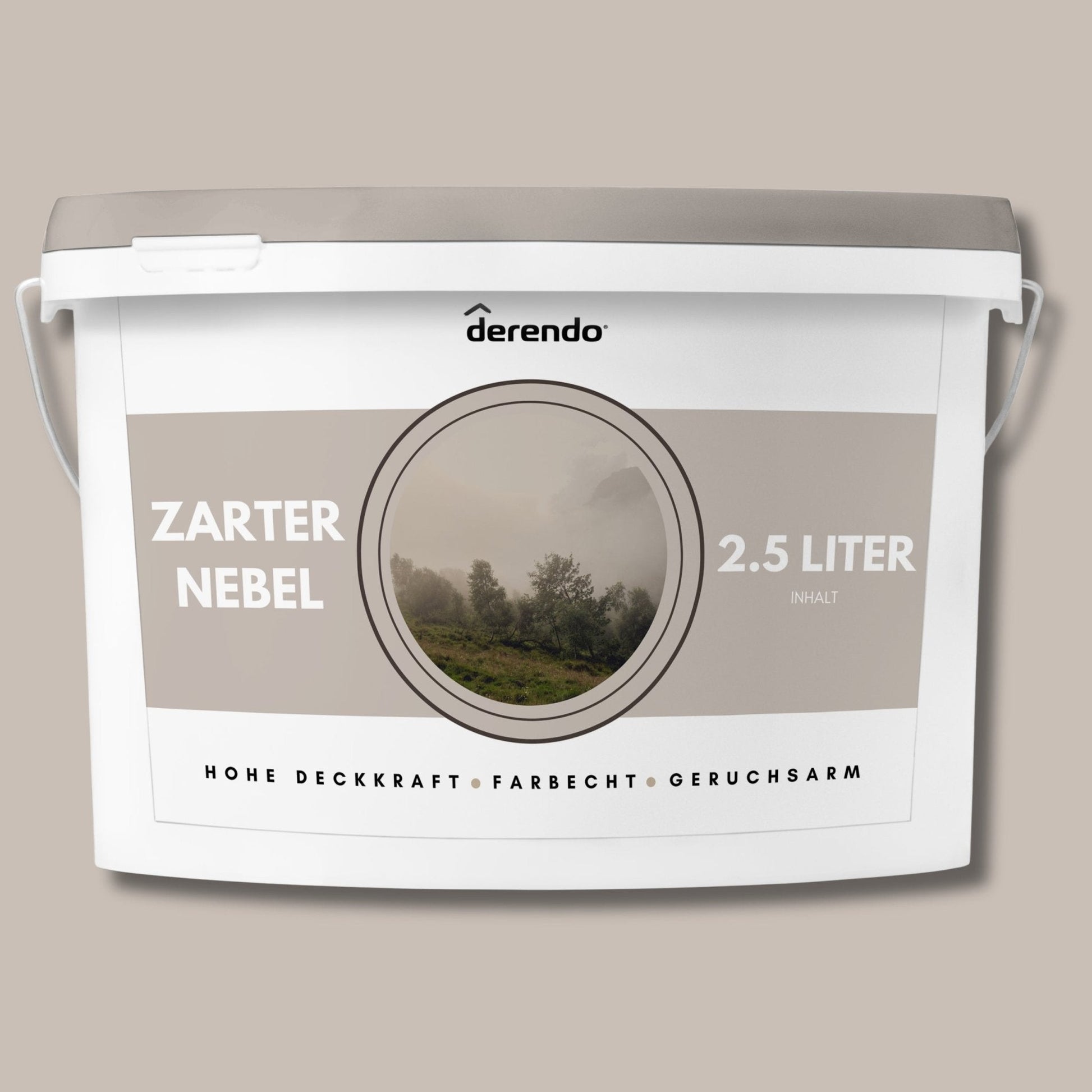 Derendo Exklusive Wandfarbe Zarter Nebel in 5l – Produktbild von Derendo