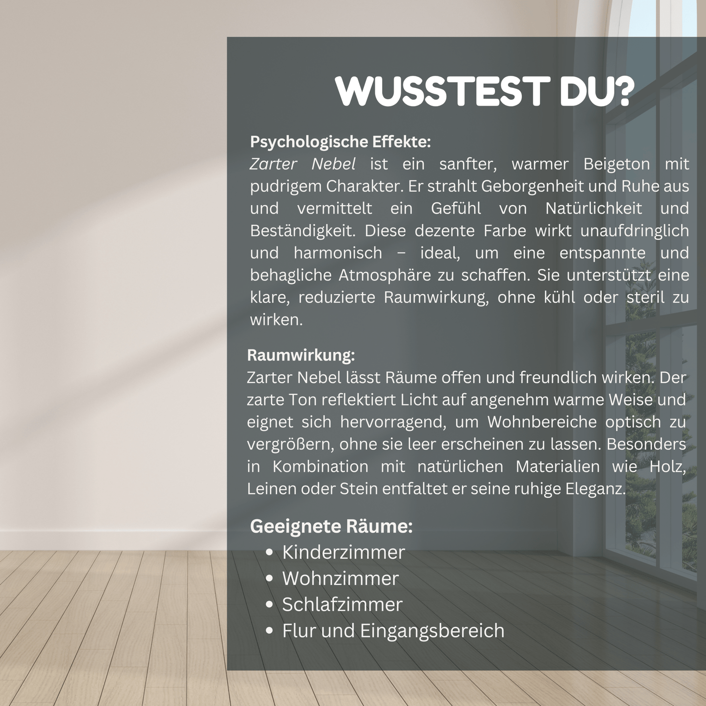 Derendo Exklusive Wandfarbe Zarter Nebel - 4251604929341 - Derendo