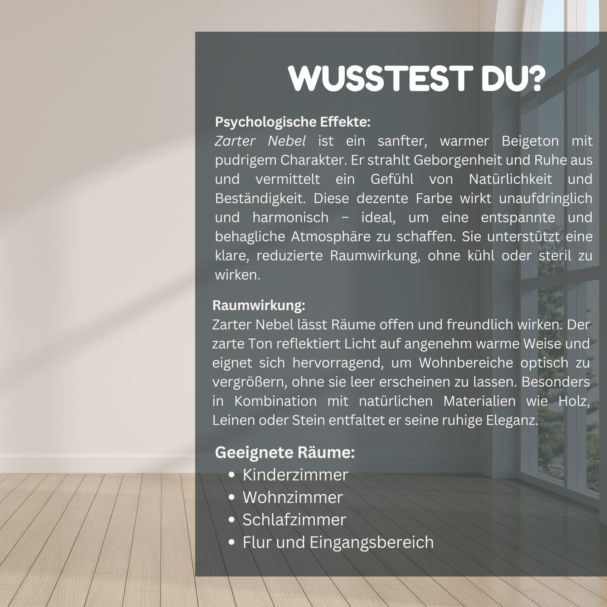 Derendo Exklusive Wandfarbe Zarter Nebel - 4251604929341 - Derendo