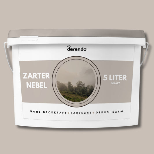 Derendo Exklusive Wandfarbe Zarter Nebel - 4251604929341 - Derendo