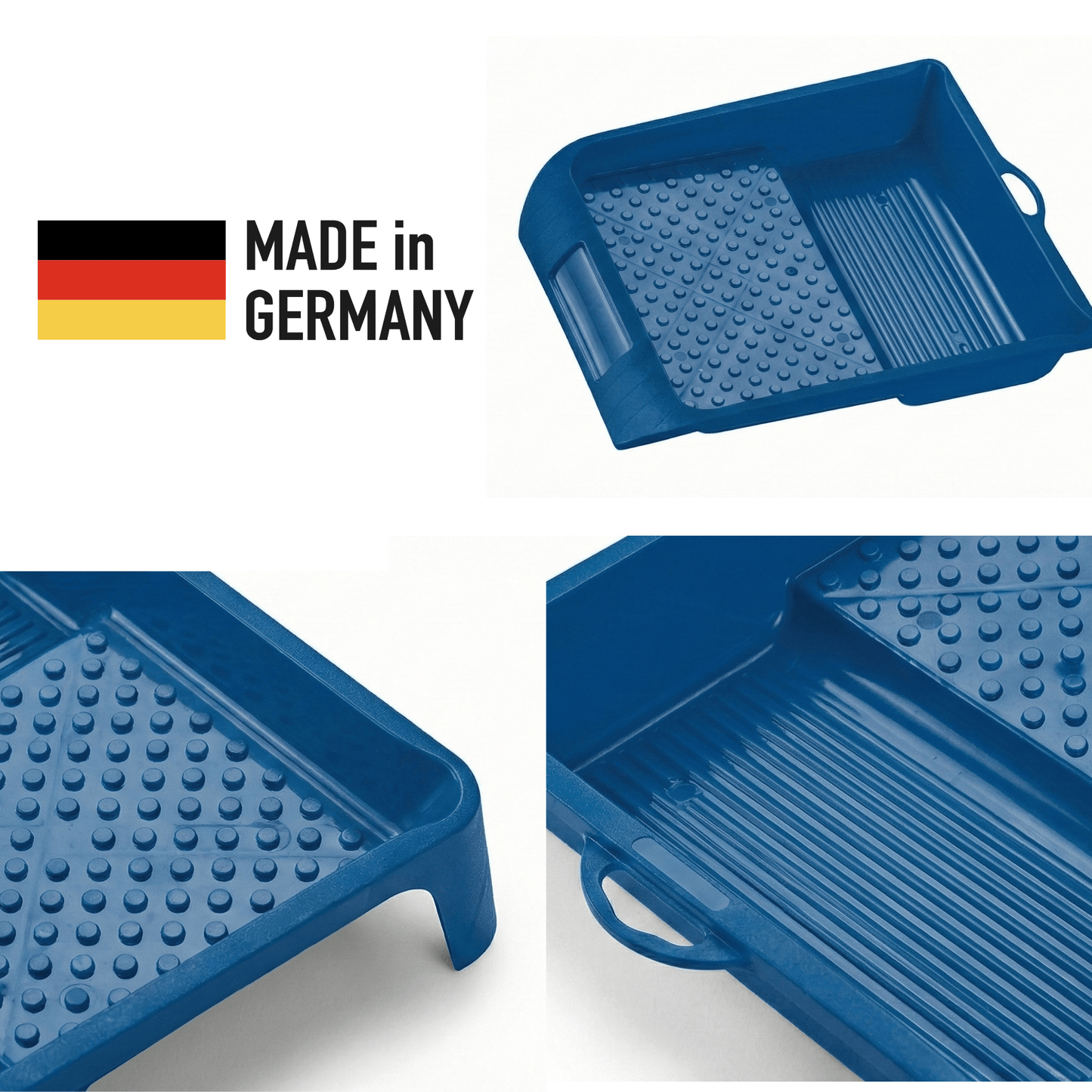 Derendo® Farbwanne – robuste Kunststoff - Farbwanne mit Maßskala für Farbe & Lack in – Produktbild von Derendo