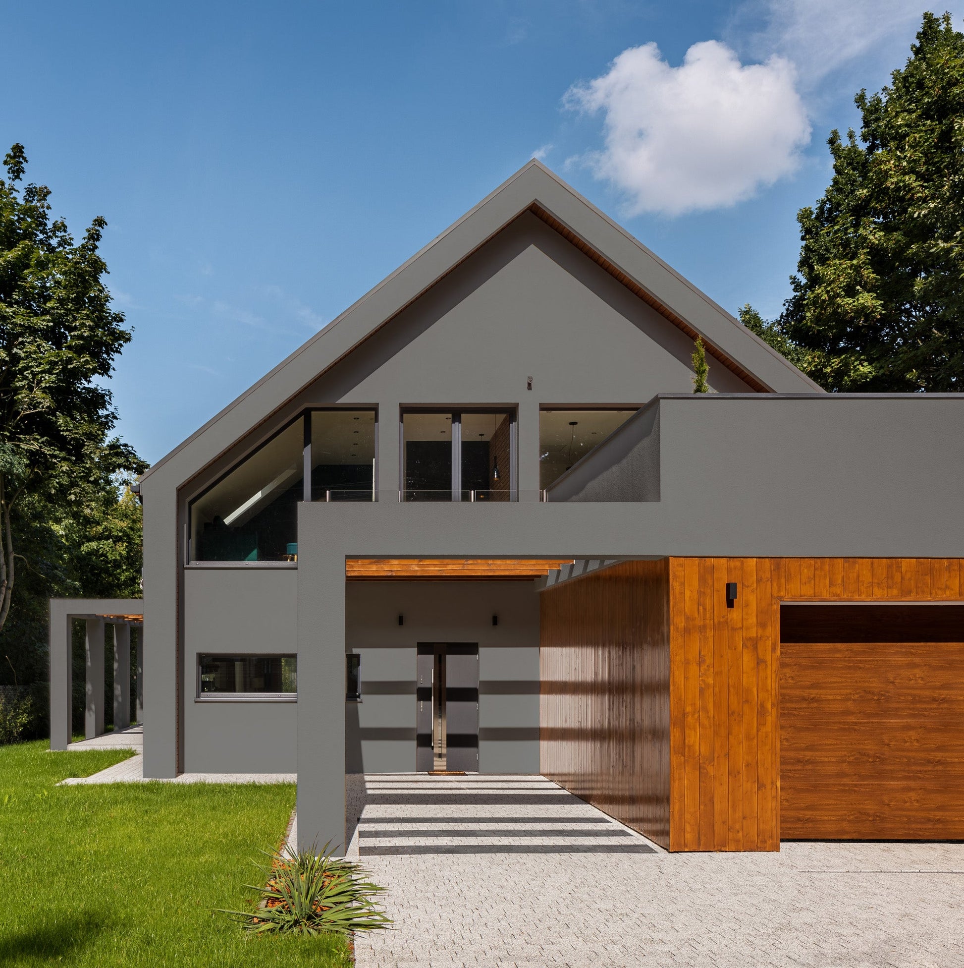 Derendo Fassadenfarbe Betongrau mit ULTRA Wetterschutz und Abperleffekt - 4251604914620 - Derendo