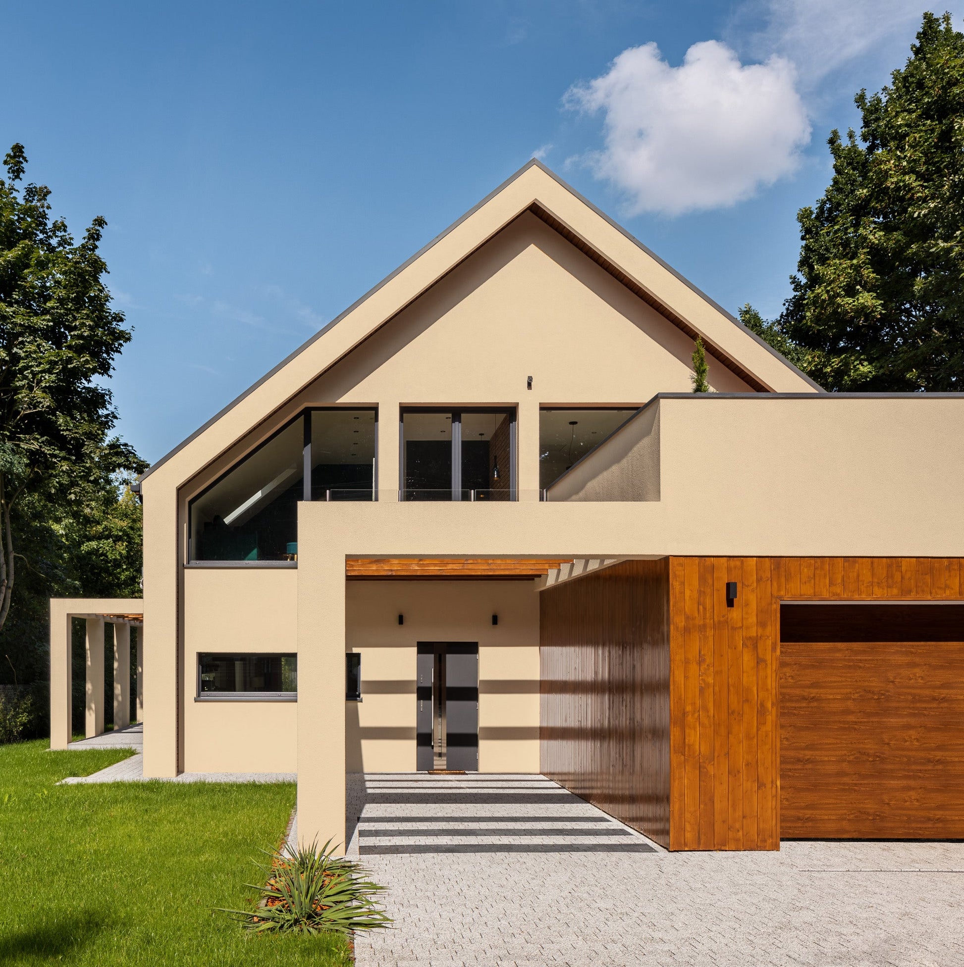 Derendo Fassadenfarbe Biscuit mit ULTRA Wetterschutz und Abperleffekt - 4251604915597 - Derendo