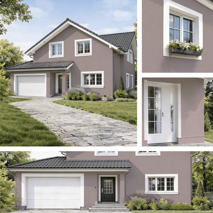 Derendo Fassadenfarbe Felsbraun mit ULTRA Wetterschutz und Abperleffekt in 10L – Produktbild von Derendo