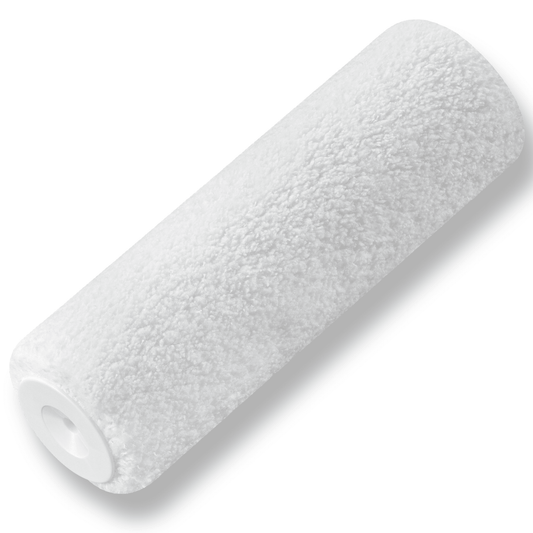 Derendo® Großflächenwalze Planotex Q4 25 cm – flusenfrei & nahezu strukturfrei für glatte Wände in – Produktbild von Derendo