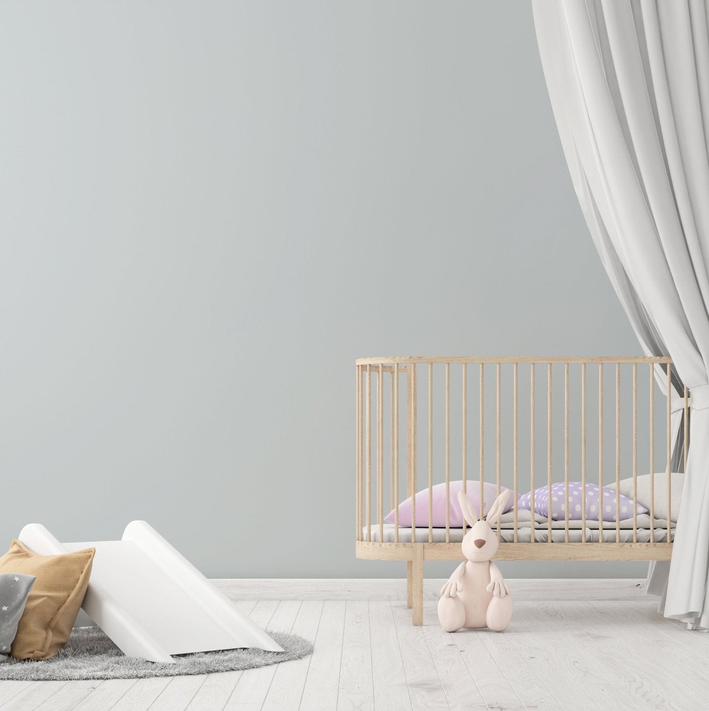 Derendo Kinderzimmer Wandfarbe - Elefantengrau in 2.5 Liter – Produktbild von Derendo