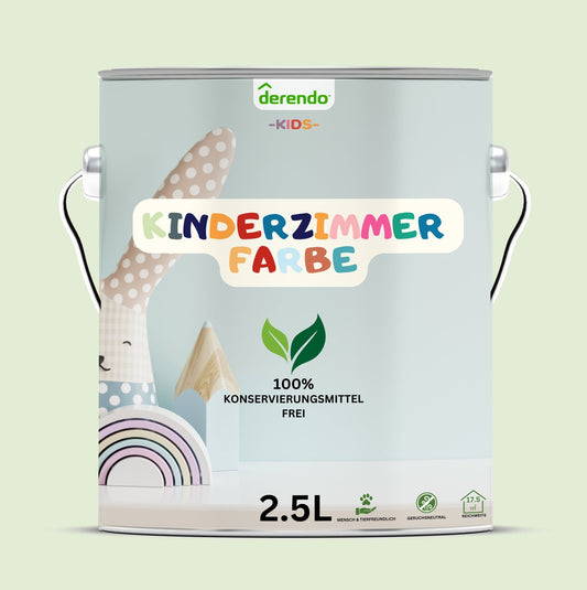 Derendo Kinderzimmer Wandfarbe - Froschgrün - 4251604926227 - Derendo