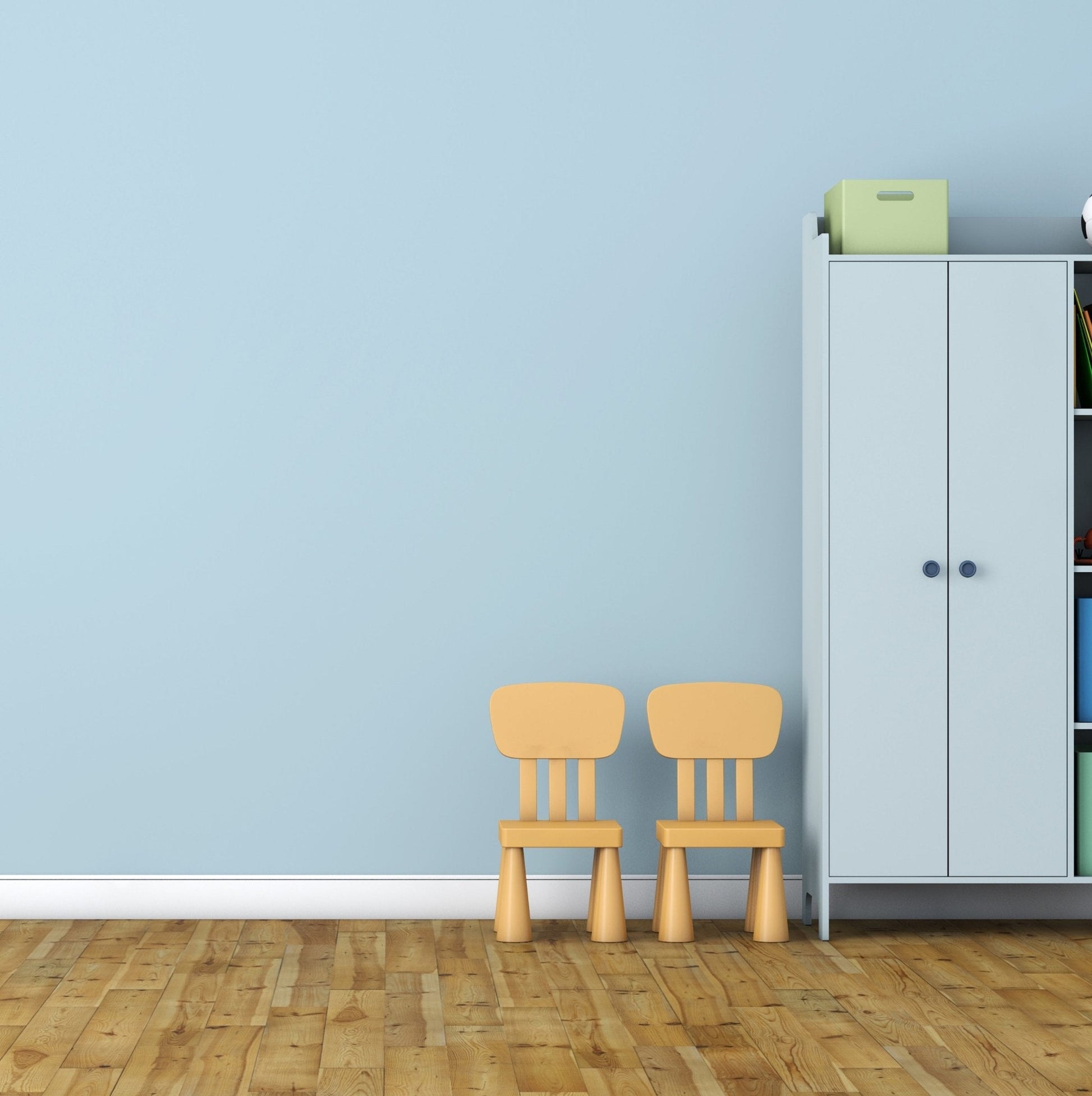 Derendo Kinderzimmer Wandfarbe - Luftballonblau in 2.5 Liter – Produktbild von Derendo