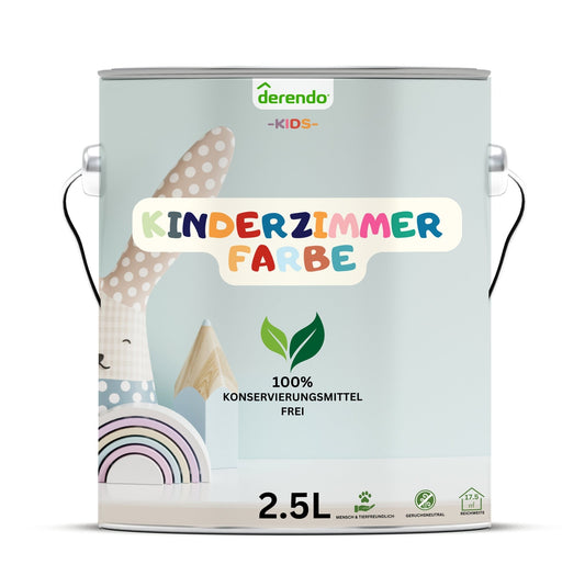 Derendo Kinderzimmer Wandfarbe - Schneeweiss - 4251604926845 - Derendo