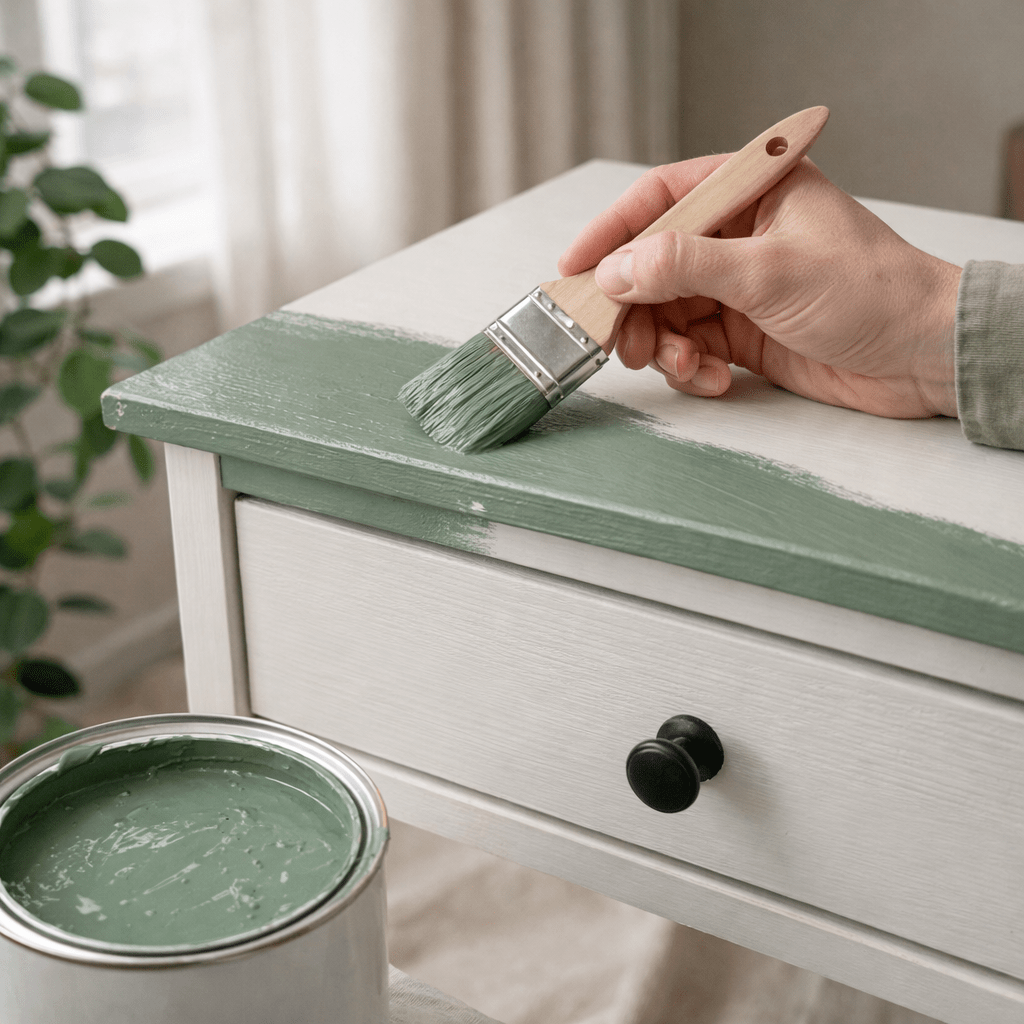 Derendo® Möbelfarbe Salbeigrün 750ml – Möbelfarbe ohne Schleifen in – Produktbild von Derendo