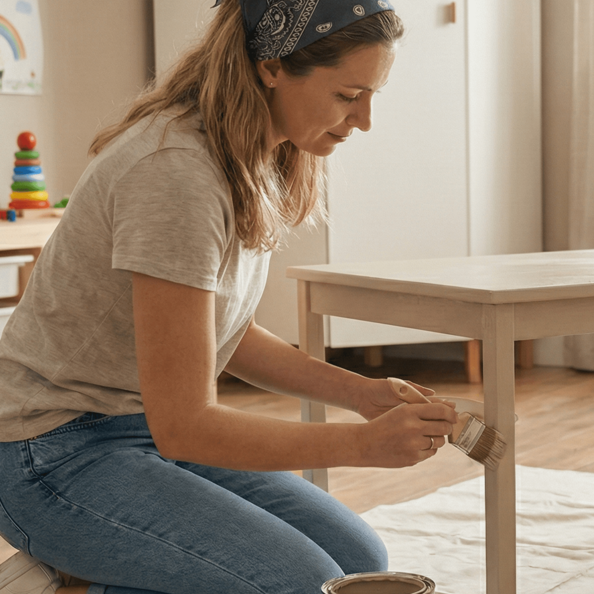 Derendo® Möbelfarbe Sandbeige 750ml – Möbelfarbe ohne Schleifen in – Produktbild von Derendo