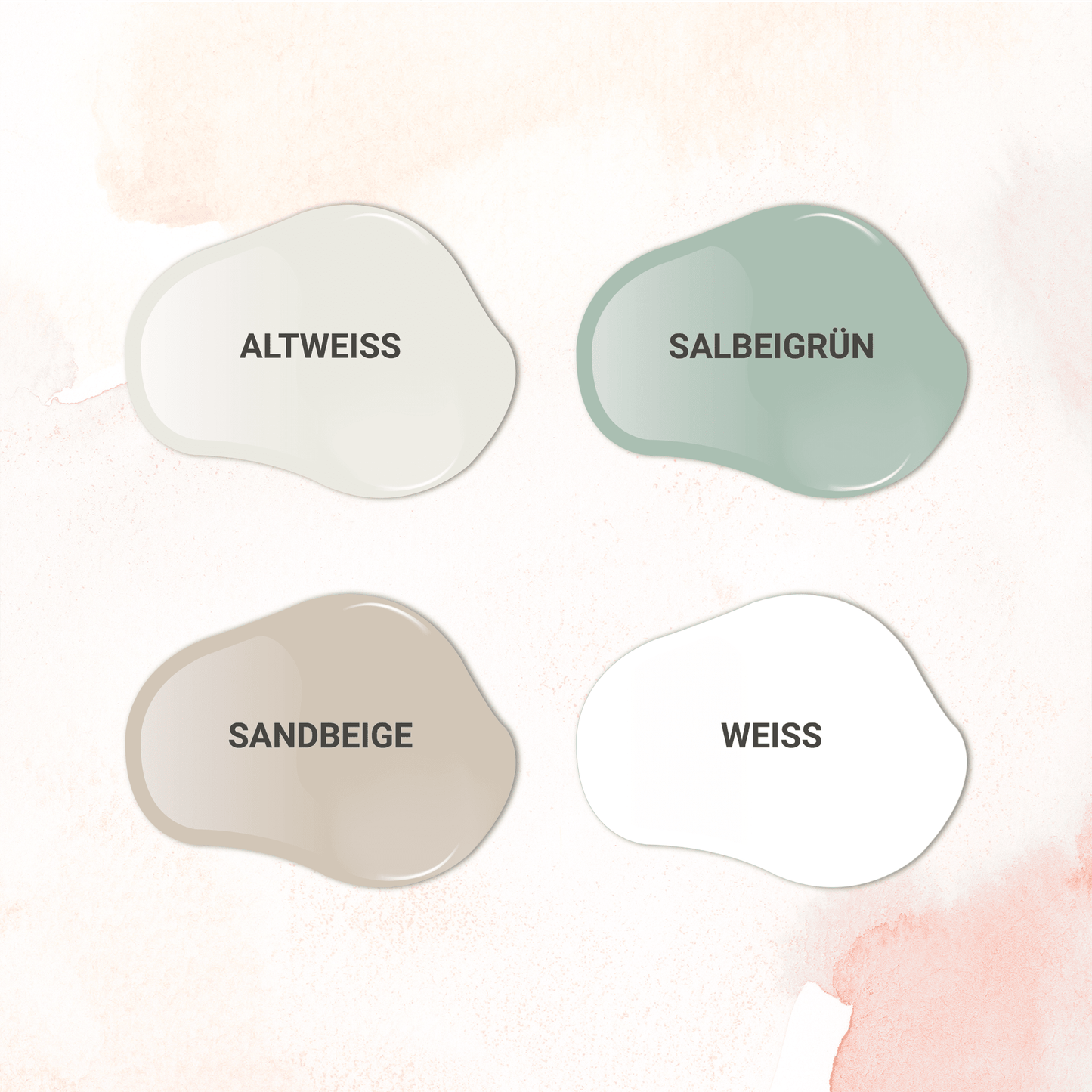 Derendo® Möbelfarbe Weiss 750ml – Möbelfarbe ohne Schleifen + Lack-Roller-Set in – Produktbild von Derendo