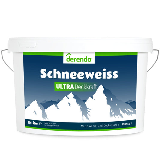 Derendo Ultra Schneeweiss - mit Ultra Deckkraft - 4251604900043 - Derendo
