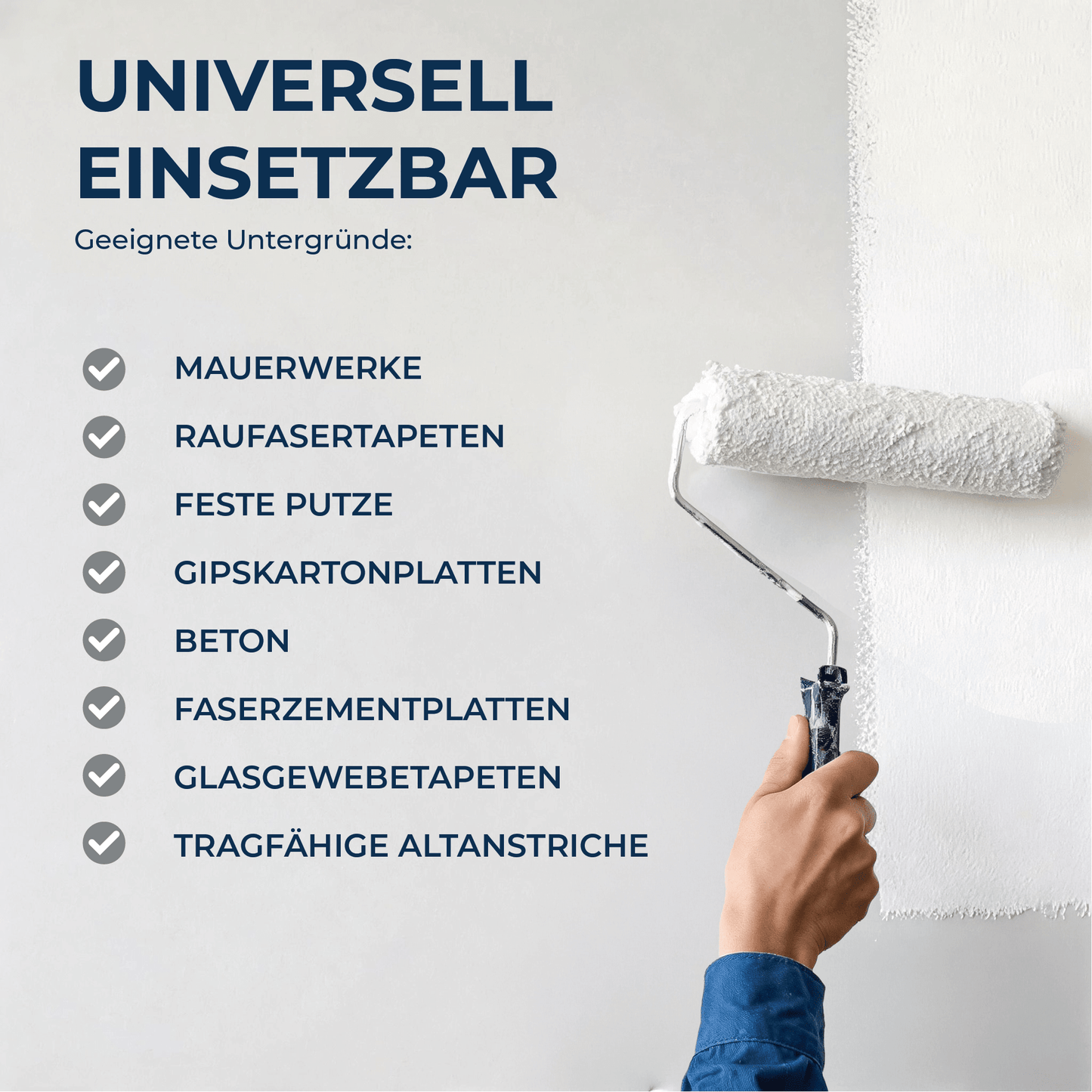 Derendo Wandfarbe Latexfarbe Caperngrün Matt abwaschbar in 10 Liter – Produktbild von Derendo