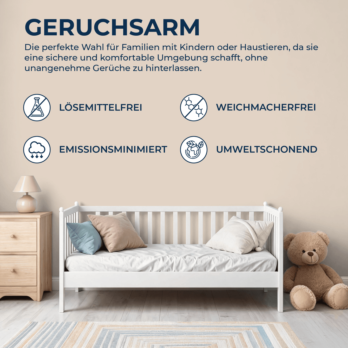 Derendo Wandfarbe Latexfarbe Cookie Matt abwaschbar in 10 Liter – Produktbild von Derendo