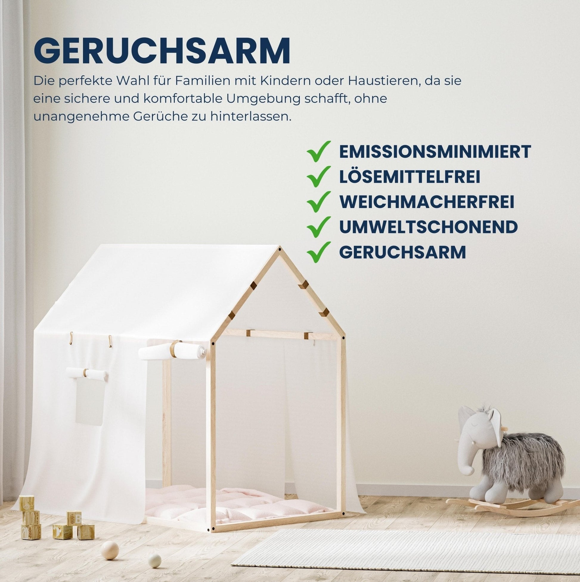 Derendo Wandfarbe Latexfarbe Greige Matt abwaschbar in 2.5 Liter – Produktbild von Derendo